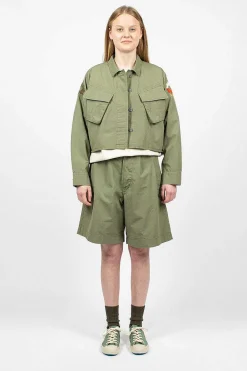 Nigel Cabourn Jk-50 Nam Cropped Jacket Army| Outerwear