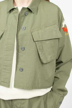Nigel Cabourn Jk-50 Nam Cropped Jacket Army| Outerwear