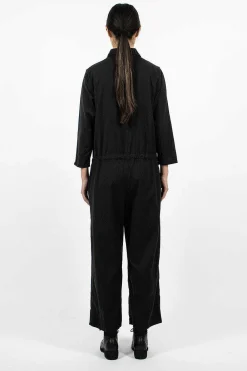 Chez Vidalenc Jumpy Wool Marl Black| Trousers