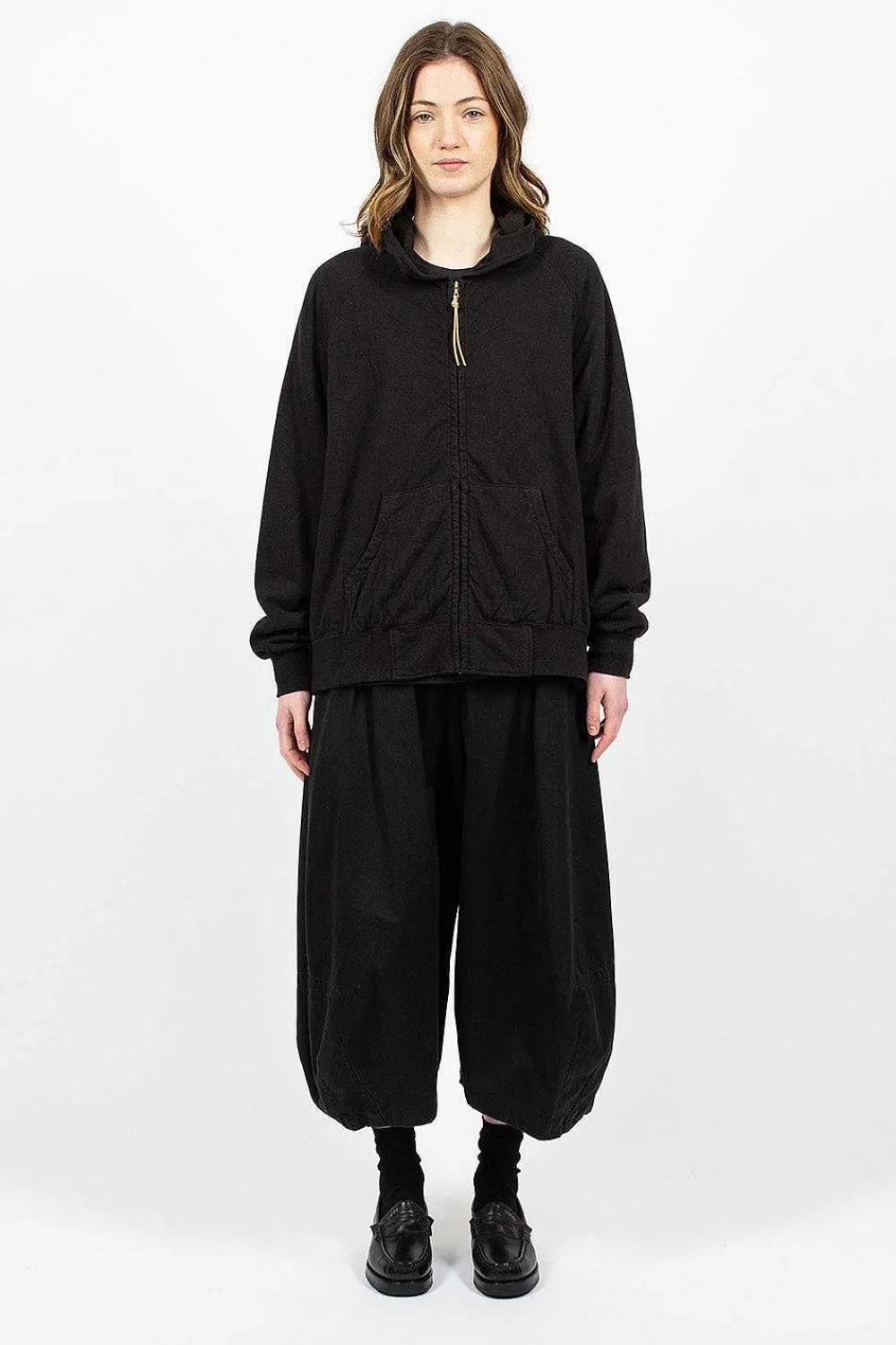 VISVIM Jw Hoodie Rumpled Black| Outerwear
