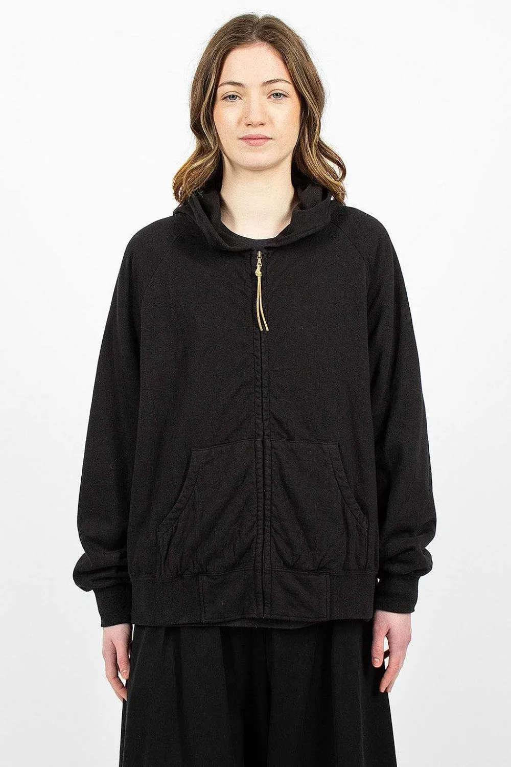 VISVIM Jw Hoodie Rumpled Black| Outerwear