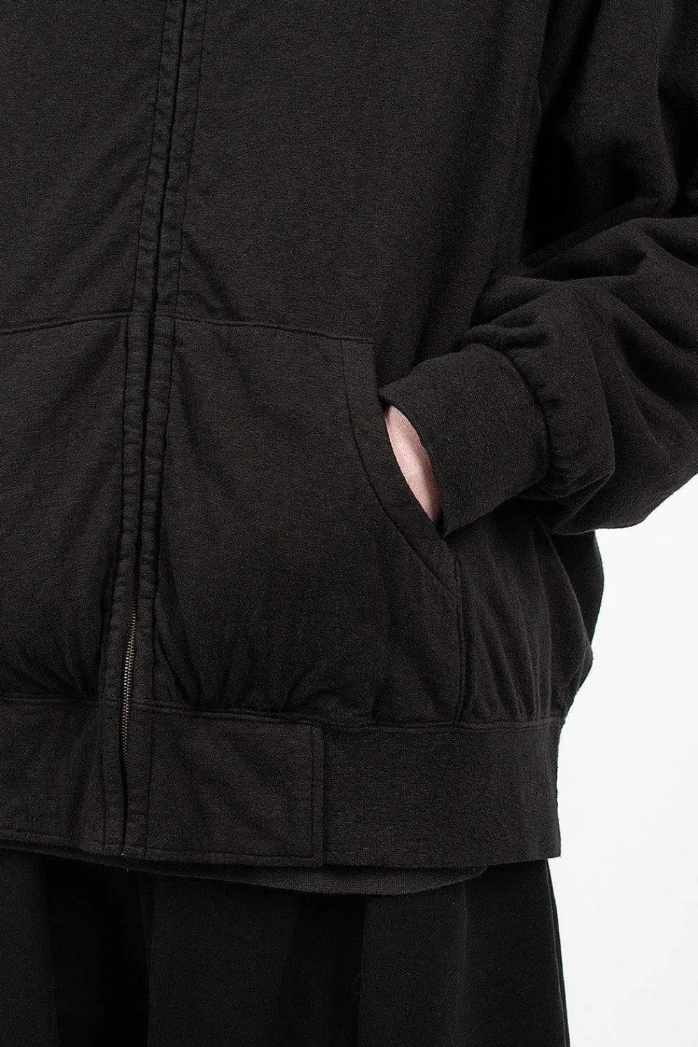 VISVIM Jw Hoodie Rumpled Black| Outerwear