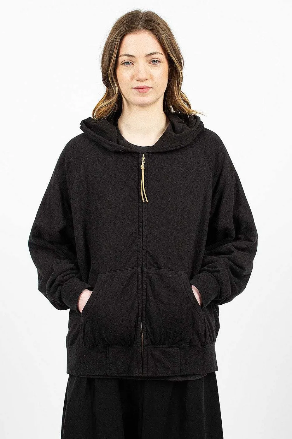 VISVIM Jw Hoodie Rumpled Black| Outerwear