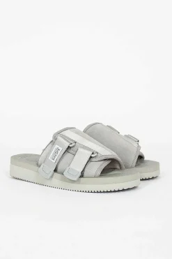 Suicoke Kaw-Vs Suede Sandal Grey| Shoes