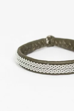 Maria Rudman Khaki Hide A Bracelet 1| Bracelets