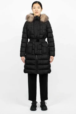 Moncler Khloe Down Coat Black| Outerwear