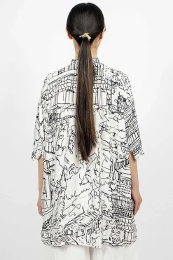 Daniela Gregis Kora Shirt Village Drawing| Tops