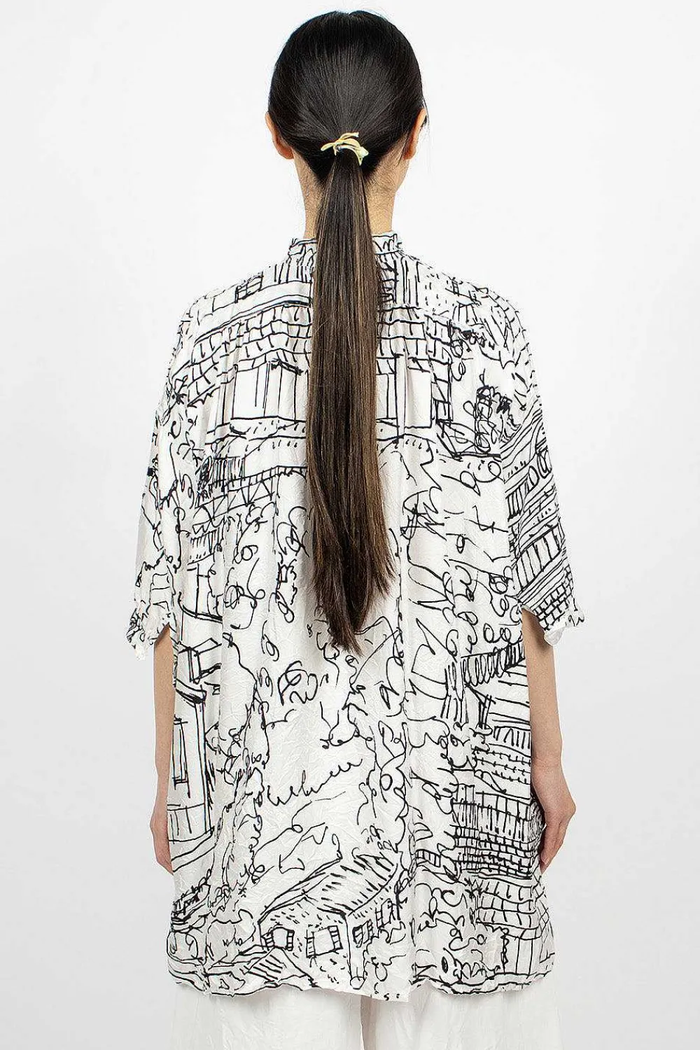 Daniela Gregis Kora Shirt Village Drawing| Tops