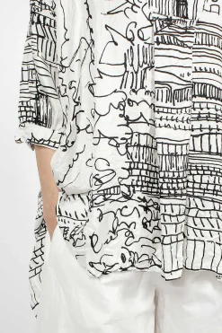 Daniela Gregis Kora Shirt Village Drawing| Tops