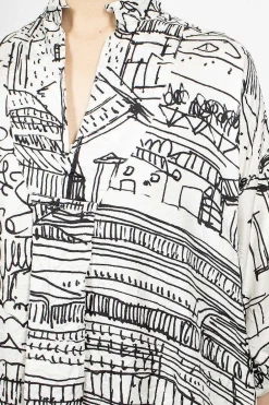 Daniela Gregis Kora Shirt Village Drawing| Tops