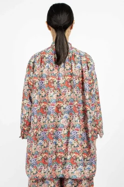 Daniela Gregis Kora Washed Shirt Pink Flowers| Tops