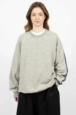 Kapital Kountry Patchwork Sweatshirt Grey| Tops