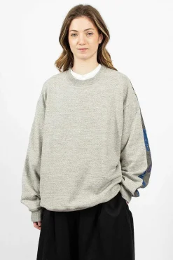 Kapital Kountry Patchwork Sweatshirt Grey| Tops