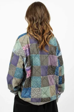 Kapital Kountry Patchwork Sweatshirt Grey| Tops