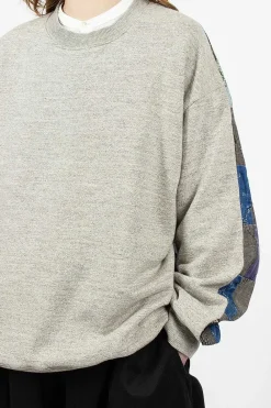 Kapital Kountry Patchwork Sweatshirt Grey| Tops