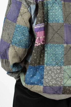 Kapital Kountry Patchwork Sweatshirt Grey| Tops