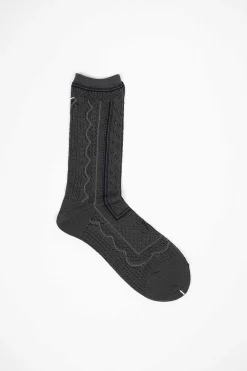Antipast Kt-161 Baller Lace Socks Grey| Tights & Socks
