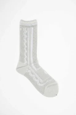 Antipast Kt-161A Lace Baller Socks Silver| Tights & Socks