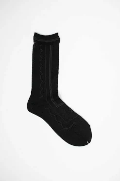 Antipast Kt-161A Silk Baller Socks Black| Tights & Socks