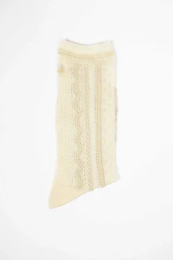 Antipast Kt-161A Silk Baller Socks Ivory| Tights & Socks
