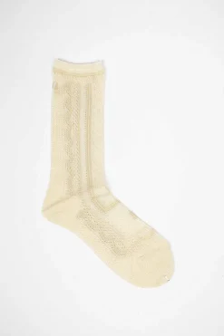 Antipast Kt-161A Silk Baller Socks Ivory| Tights & Socks