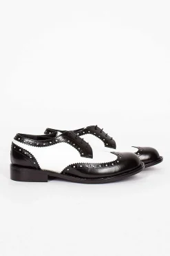 Comme Des Garçons Comme Des Garçons Leather Brogue Black And White| Shoes