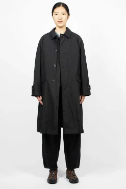 and wander Light Water Repellent Coat Black| Outerwear