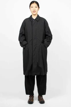 and wander Light Water Repellent Coat Black| Outerwear