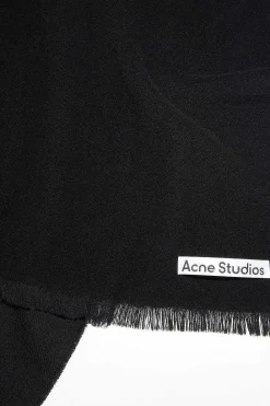 Acne Studios Light Wool Scarf Black| Scarves & Gloves