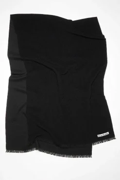 Acne Studios Light Wool Scarf Black| Scarves & Gloves