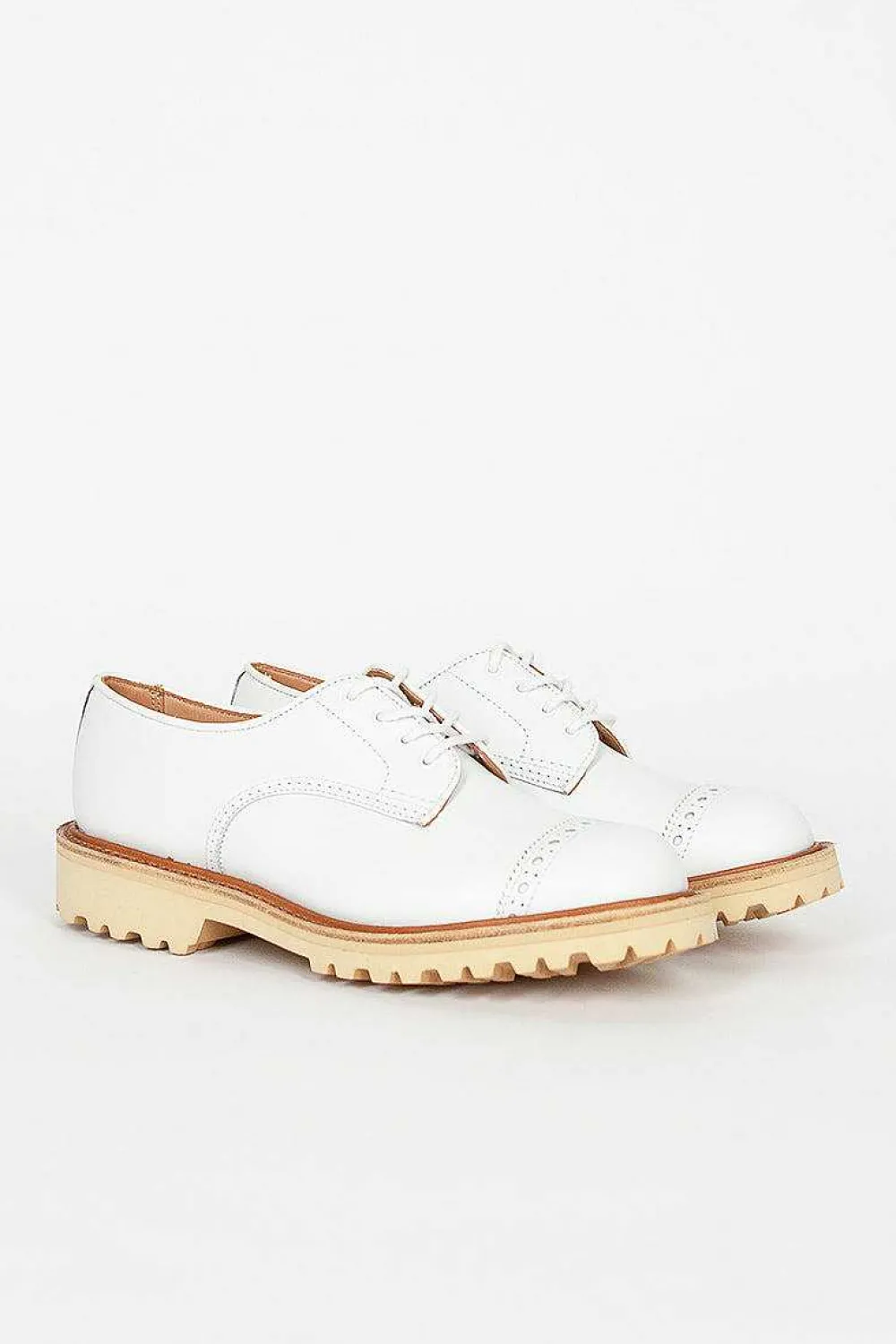 Tricker’s Linda Aniline White Tramper| Shoes
