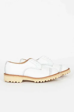Tricker’s Linda Aniline White Tramper| Shoes