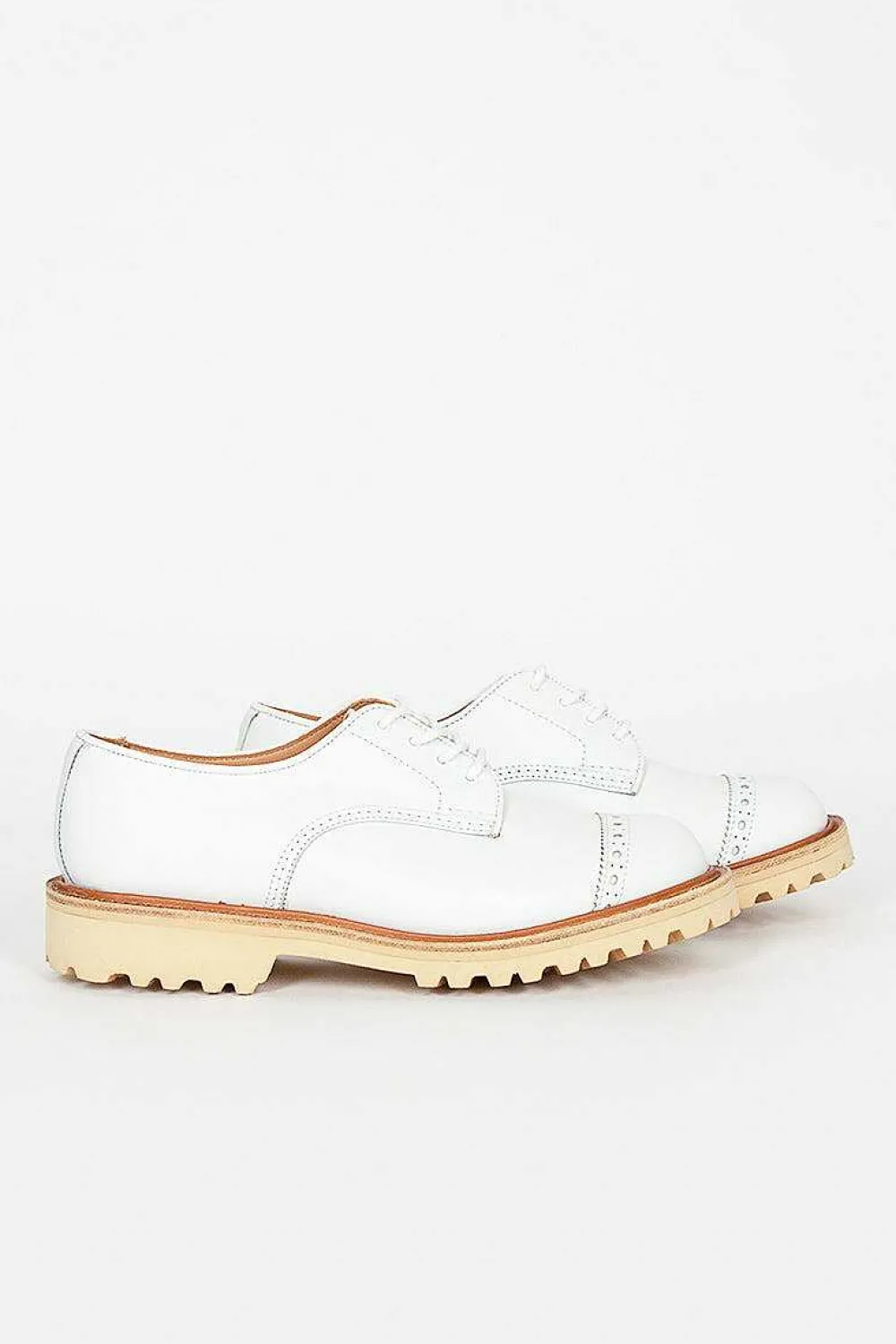 Tricker’s Linda Aniline White Tramper| Shoes