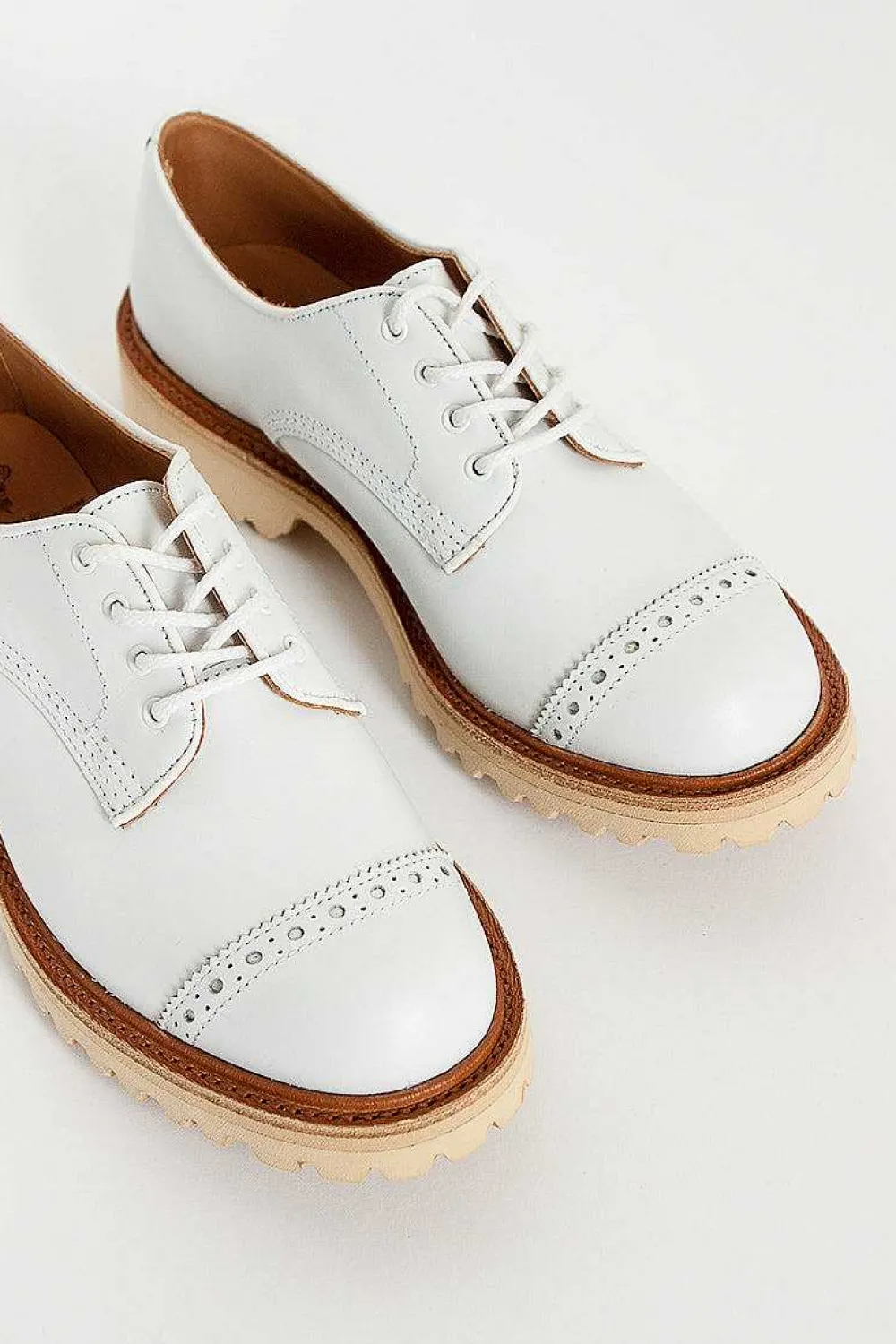 Tricker’s Linda Aniline White Tramper| Shoes