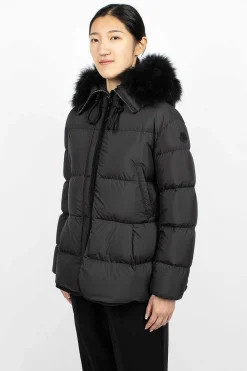 Moncler Locustelle Short Down Jacket Black| Outerwear
