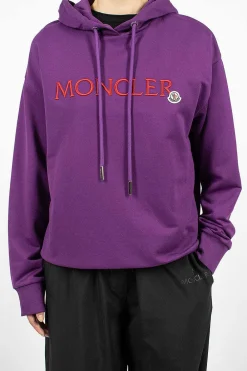 Moncler Logo Hoodie Purple/Red| Outerwear