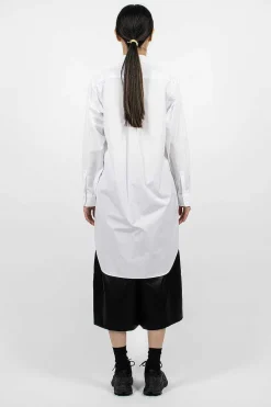 Comme Des Garçons Comme Des Garçons Long Bib Shirt White| Shirts