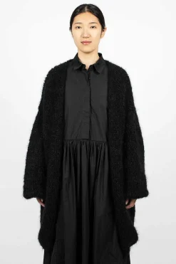 Casey Casey Long Cardigan Black| Outerwear
