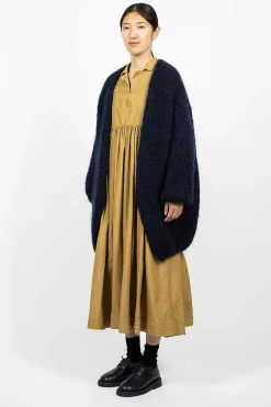 Casey Casey Long Cardigan Navy| Outerwear