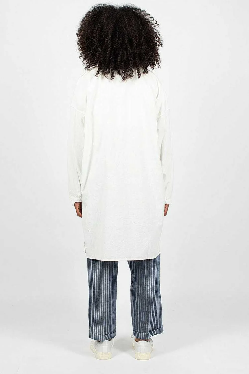 VISVIM Long Shirt Dress White| Shirts