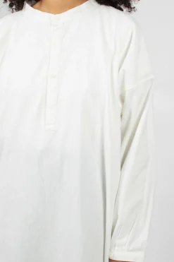 VISVIM Long Shirt Dress White| Shirts