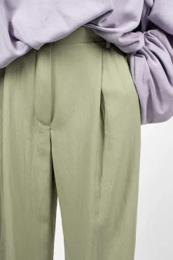 Dries Van Noten Loose Suit Pants Mint| Trousers
