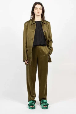 Dries Van Noten Loose Trouser Khaki| Trousers