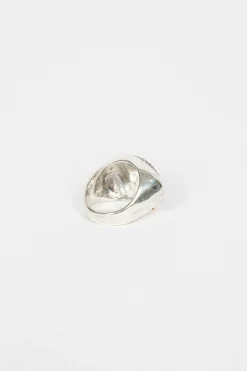 Rosa Maria Loumia Ring Icy Grey Diamond/Garnet| Rings