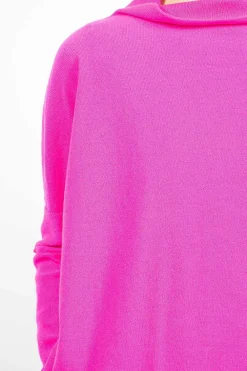 Daniela Gregis Lupetto High Neck Sweater Dark Pink| Knitwear