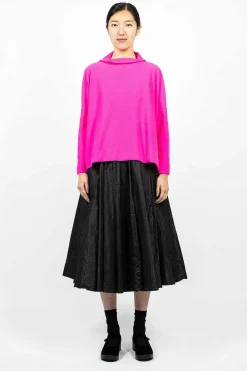 Daniela Gregis Lupetto High Neck Sweater Dark Pink| Knitwear