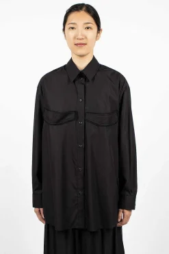 Simone Rocha Masculine Cup Detail Shirt| Shirts