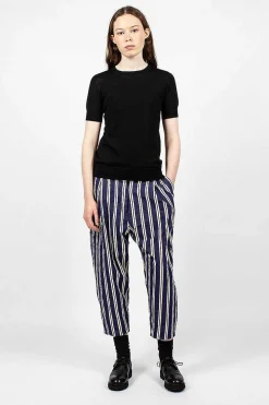 Casey Casey Merino Wool T-Shirt Black| Tops
