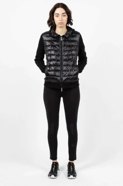 Moncler Mesh Panelled Leggings Black| Trousers