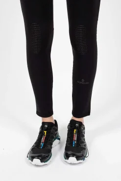 Moncler Mesh Panelled Leggings Black| Trousers